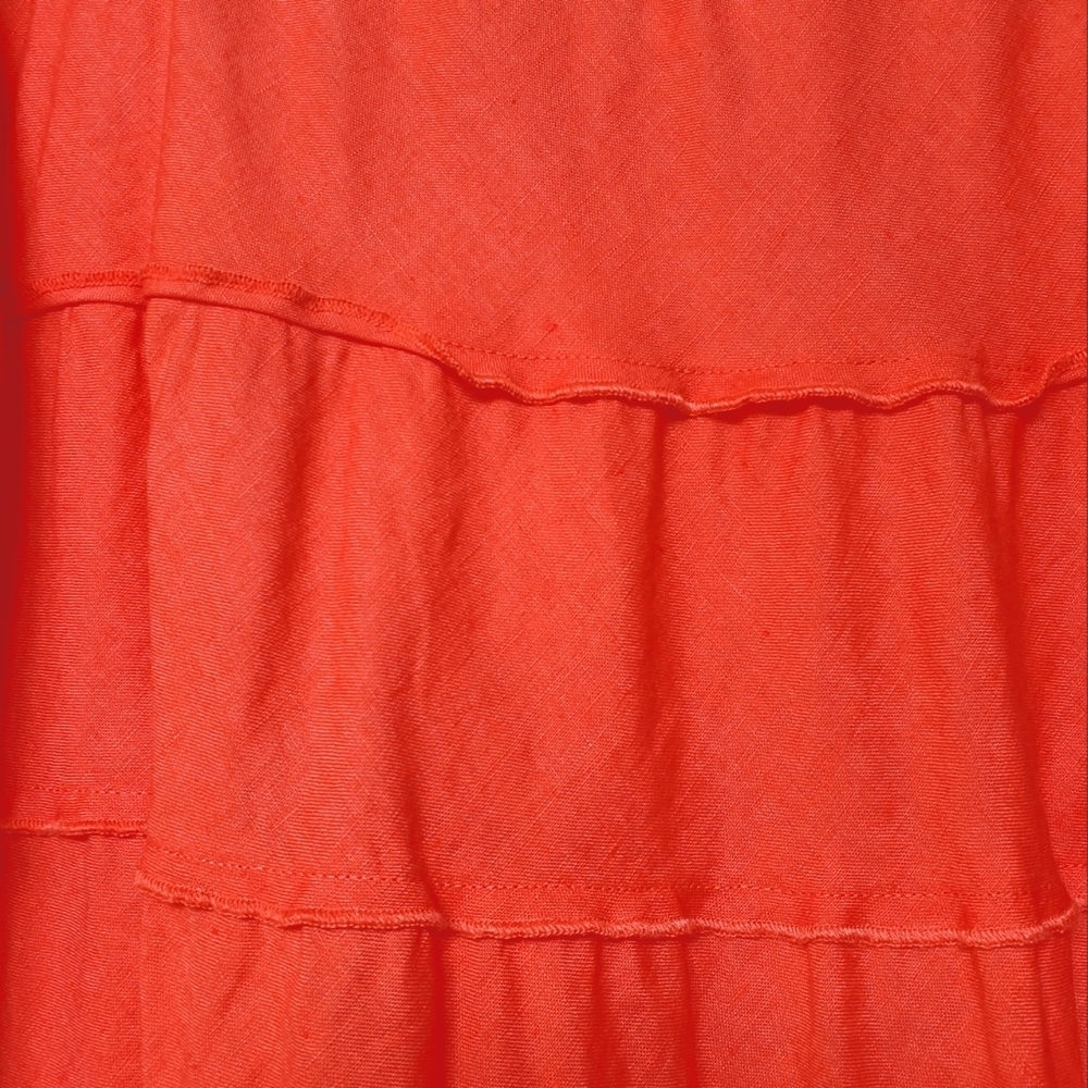 Soft Surroundings Knee Length 100% Linen Skirt.  Size 1x - Picture 2 of 4